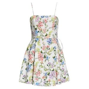 Alice + Olivia Dresses Alice And Olivia Trixie Gardena Floral Mini Dress